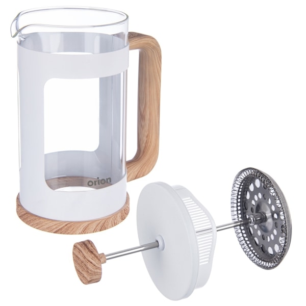 Kaffe och te kolvbryggare glas WHITELINE 650 ml