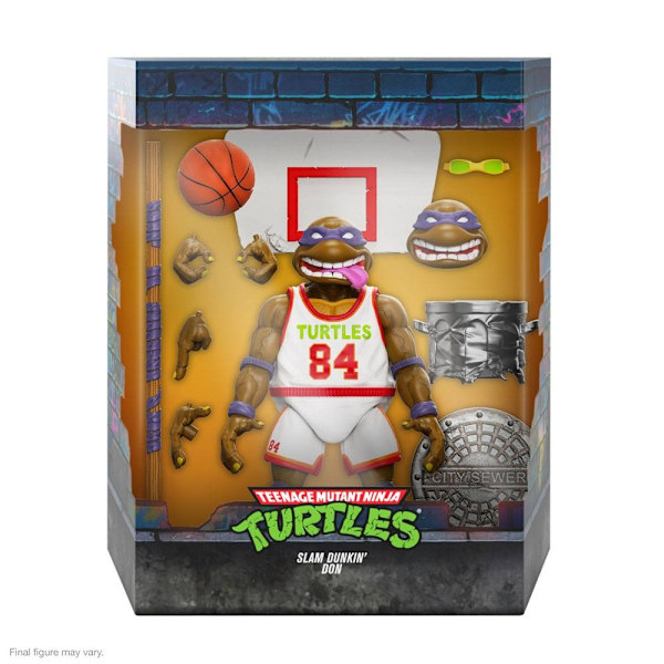 Teenage Mutant Ninja Turtles Ultimates Action Figur Slam Dunkin'