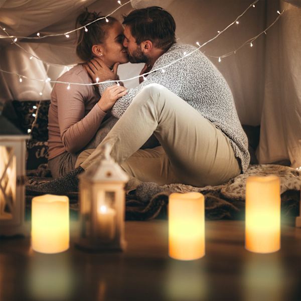 LED-blockljus vax set om 3