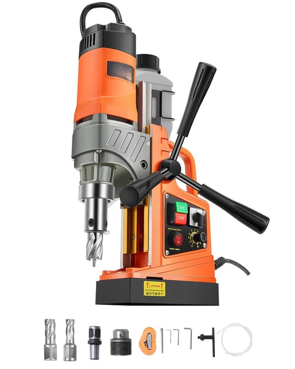 Magnetisk borepresse, 1450W, 3,8 cm, variabel hastighed