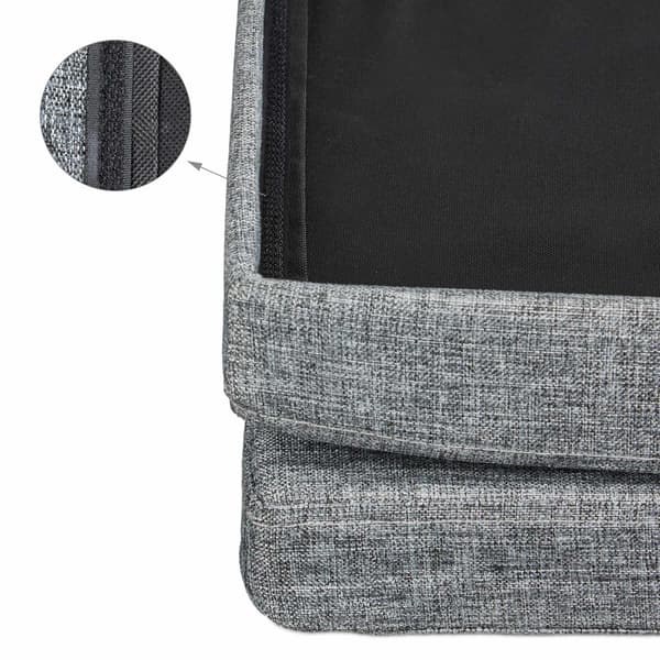 Fällbar pall med ryggstöd L