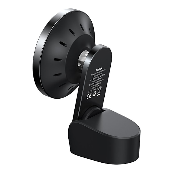 Magnetisk bilholder Qi 15W MagSafe induktiv oplader til iPhone sort
