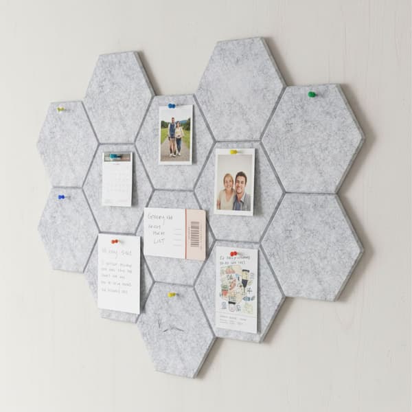 Hexagon akustiska paneler, självhäftande, brusreducering