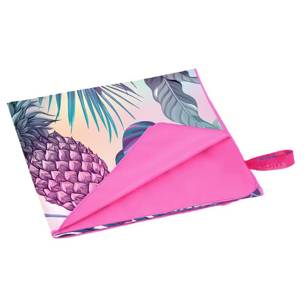 Mikrofiberhandduk, Pineapple Design, 160x80 cm