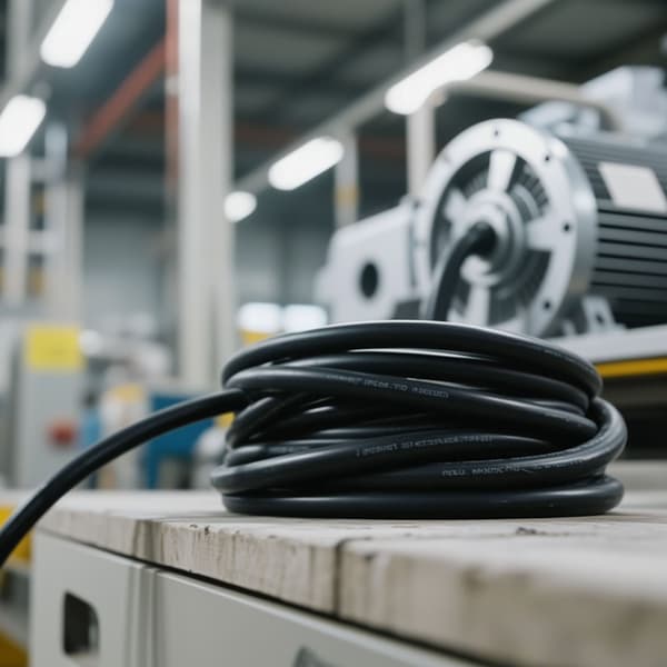6 AWG SOOW strömkabel förlängningssladd, 7,5 m koppar