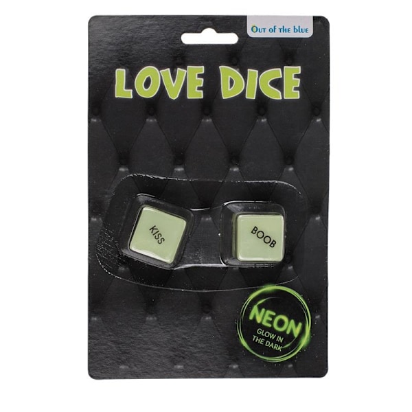 Love Dice engelsk version Glow in the Dark