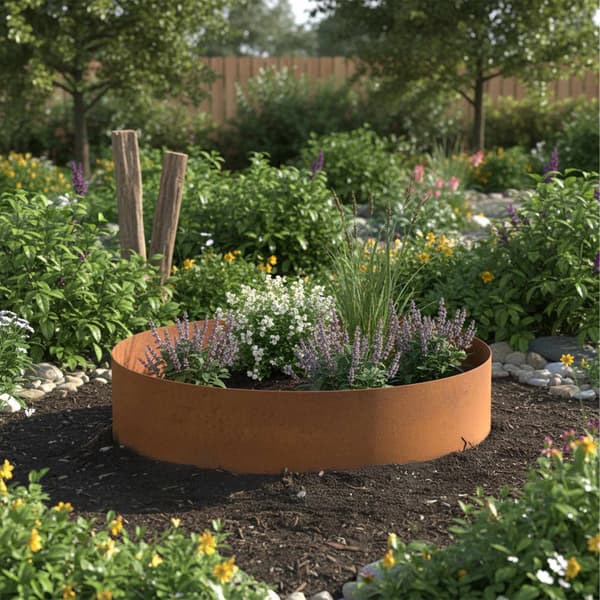 Corten stål træring, rustfinish, 20 x 70 cm
