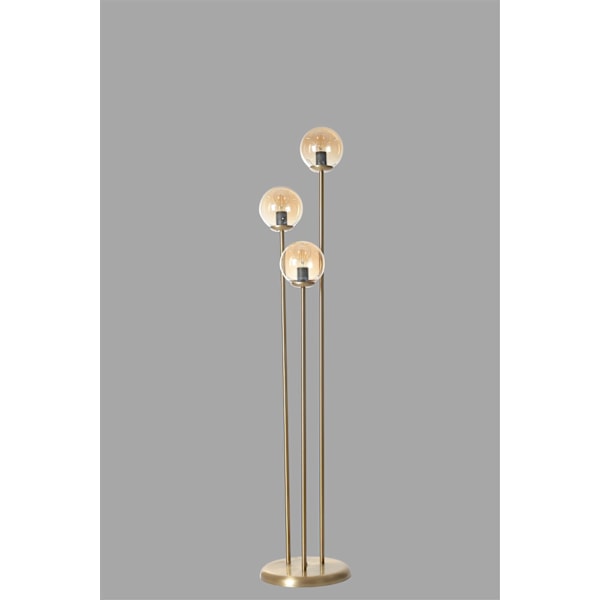 Gulvlampe Judy 3 Lü Eskitme Bal Camlı Lambader