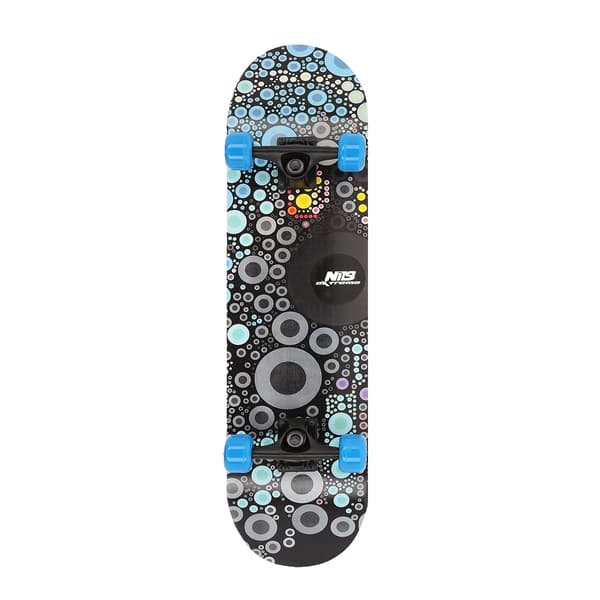 Spot skateboard, holdbart dæk, glatte hjul