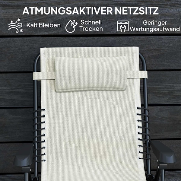 Aurinkotuoli kokoontaitettava puutarhatuoli tyynyllä, lepotuoli 5-suuntaisesti säädettävällä selkänojalla, säänkestävä retkeilytuoli, puutarhatuoli ka
