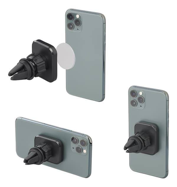 Universal smartphone holder med magnet til ventilationsgitter