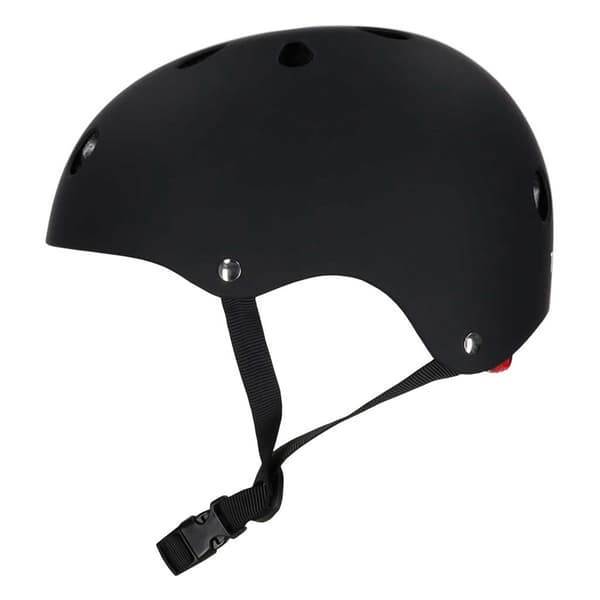 Børnecykelhjelm, justerbar LED, M 55-58 cm, sort