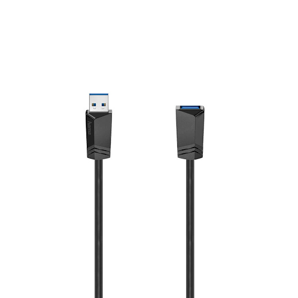 HAMA Kabel USB Extension 3.0 5 Gbit/s 1.5m Sort