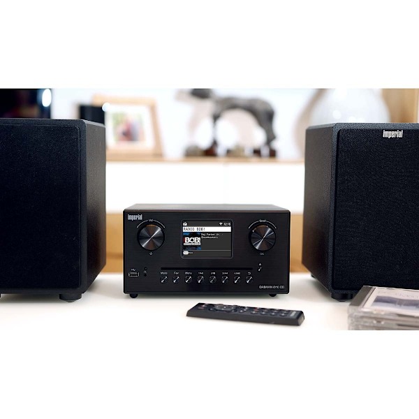 DABMAN i310 CD Hybrid micro Hi-fi System DAB+ / FM / Internet / Bluetooth Svart
