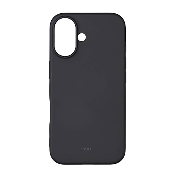 ONSALA Bagside Sil Touch Genbrugt MagSerie iPhone 16 Sort