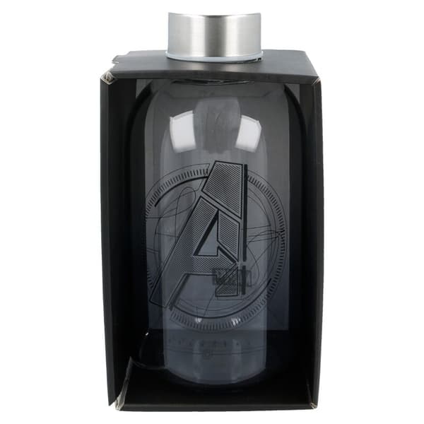 Marvel Avengers 620 ml glasflaske til børn og voksne