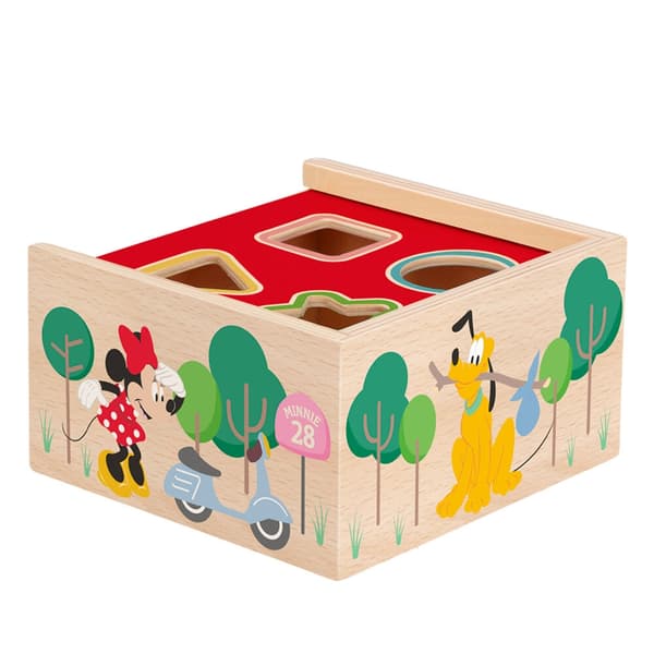 Disney Mickey Minnie träkubformer