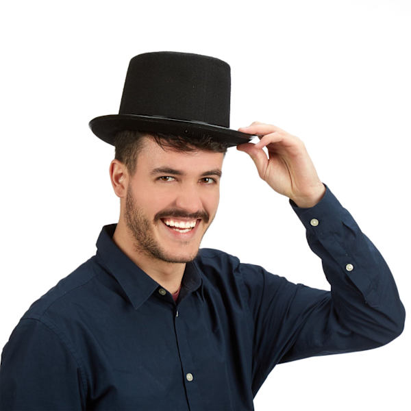 Hög hatt svart