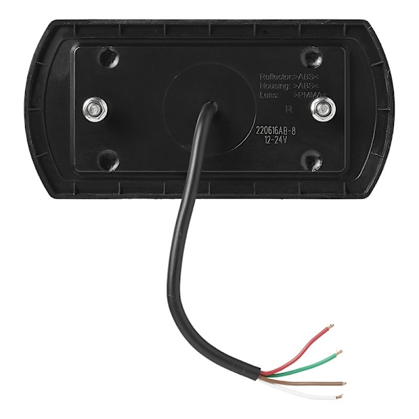 Baglygte 5 funktion 225 x 105 mm 43LED højre