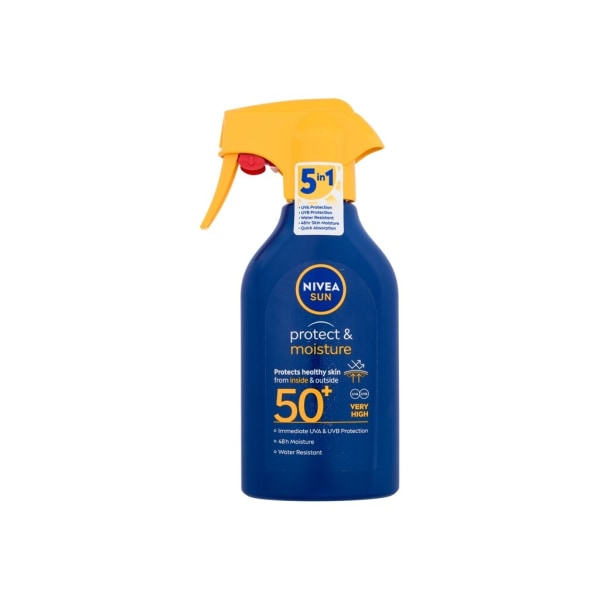 Nivea - Sun Protect & Moisture SPF50+ - Unisex, 270 ml