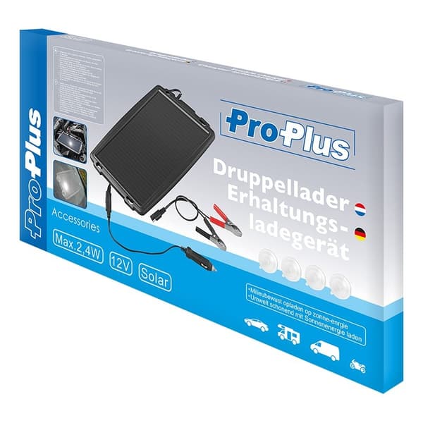 Solar vedligeholdelseslader 12V 2,4W