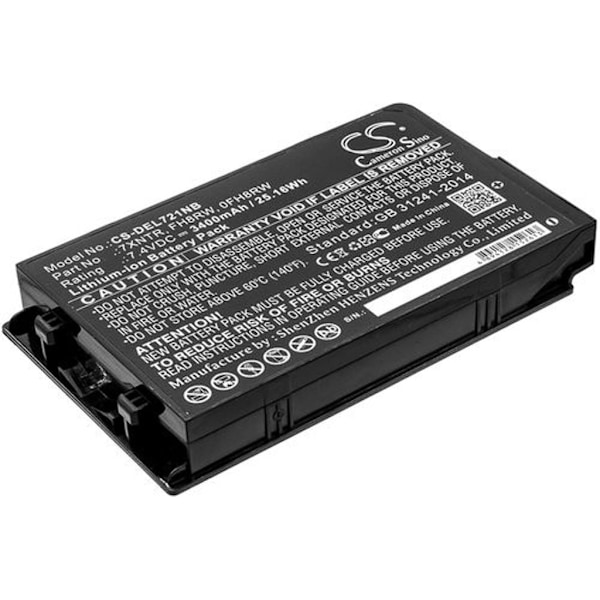 Batteri till Dell Latitude 7202 Rugged Tablet mm