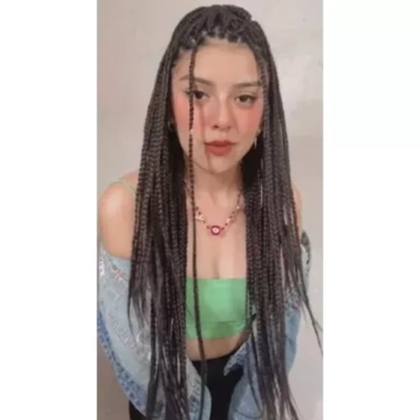 Syntetiske hårfletninger brun Soulima 23567
