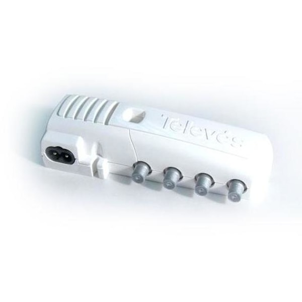 Televes T552220 pientalovahvistin, LTE700 Ready, 1 sisääntulo ja 3 ulostuloa