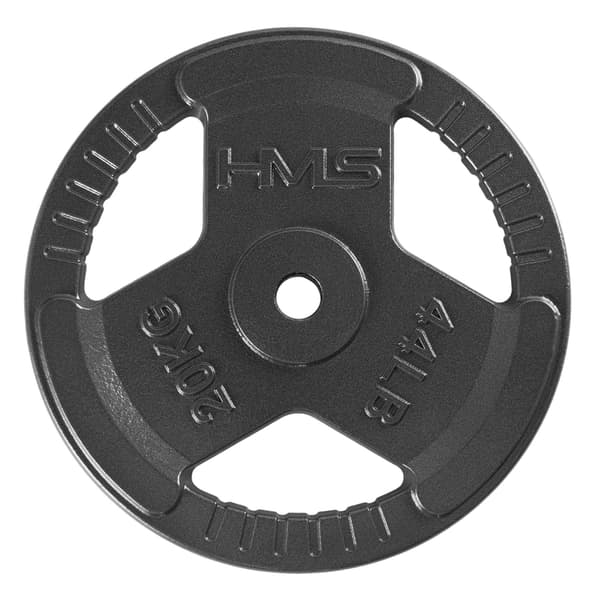 20 kg støbejernsvægtskive, ergonomiske håndtag