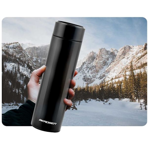 Vakuumtermos 420 ml BD-782 Svart