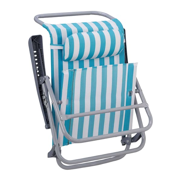 Messingstol med nakkepude - foldbar