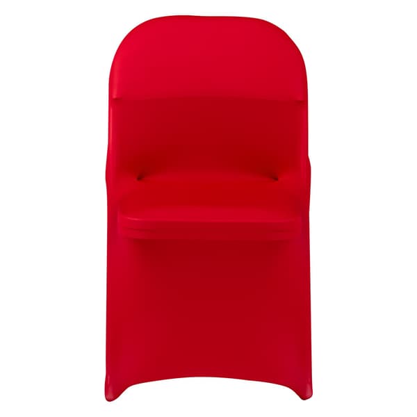 Röda stolsöverdrag, 50-pack stretchspandexöverdrag