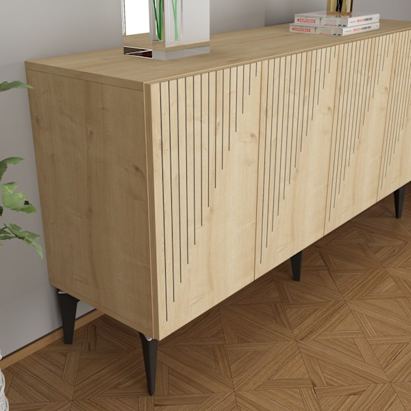 Konsol Draw - Sapphire Oak