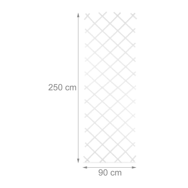 Infällbart spaljéset med 3 250 cm