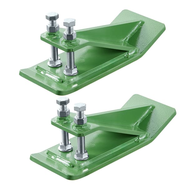 Kantskydd för traktorskopor, stål, 2-pack, gröna
