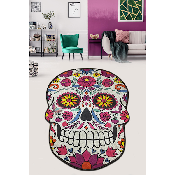 Bademåtte Skull Djt (80 x 120)