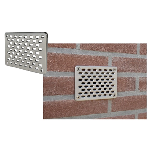 GevelFix Grill rustfrit stål 10 x 14 cm