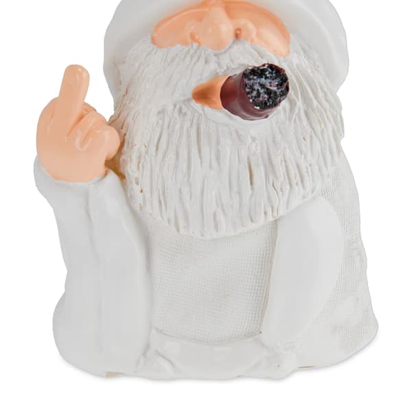 Hvid havenisse med langfinger