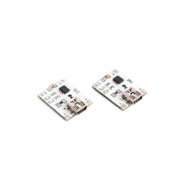 1 A lithium batteri ladeplade (2 stk)