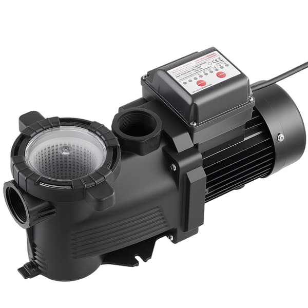 Poolpumpe 550W, 14.000 L/T, 24-timers timer, filterkurv