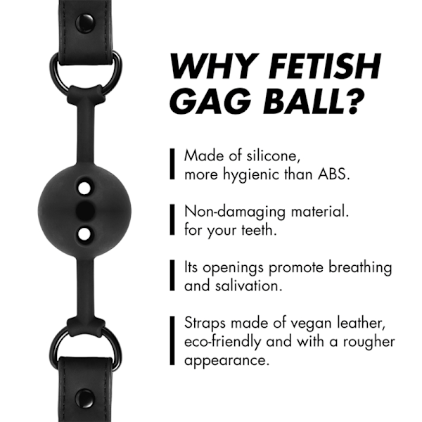 Fetish Submissive Bondage - Andas Silikon Ball Gag