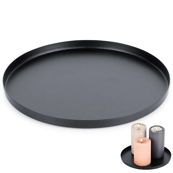 Stander til dekorative lyskompositioner, metal, sort, 21,5 cm