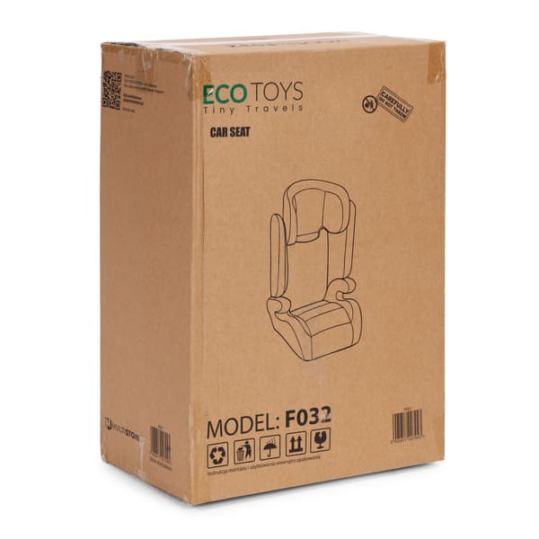 2-i-1 autostol til børn, i-Size, 100-150 cm, kopholder