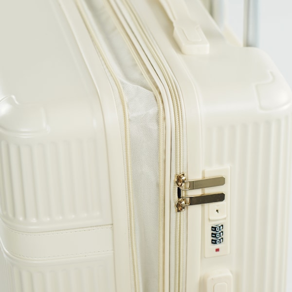Kova matkalaukku Solier Nokiro 28' XL - beige