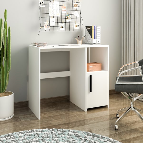 Study Desk Kuzey - Hvid