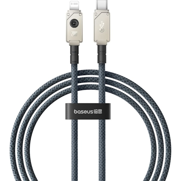 Baseus snabbladdningsdatakabel USB-C - Lightning, 1m - Vit