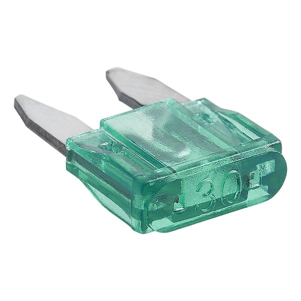 Teräsulakkeet mini 30A vihreä 6 kpl läpipainopakkauksessa
