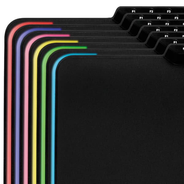 RGB Gaming Musemåtte, 360x270mm, Skridsikker Base