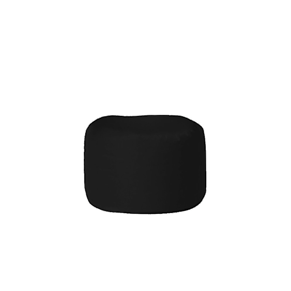 Garden Pouff Square Pouf - musta