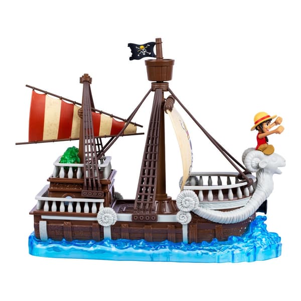 One Piece -hahmo Going Merry Ship ja Luffy, 28 cm